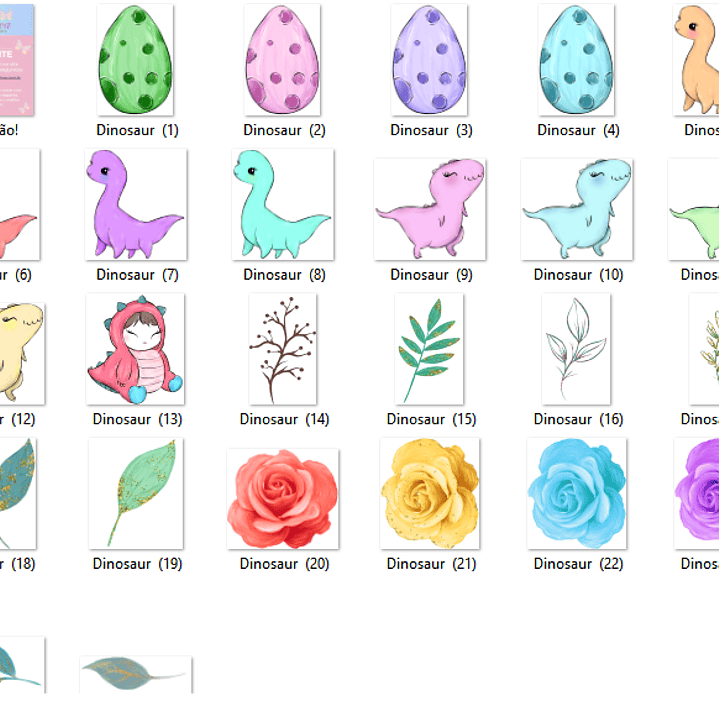 Kit Digial Dinossauros  2