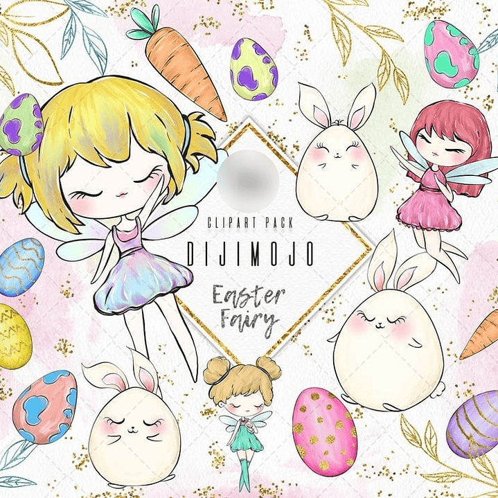 Kit Digital Conto de Fadas Páscoa  1