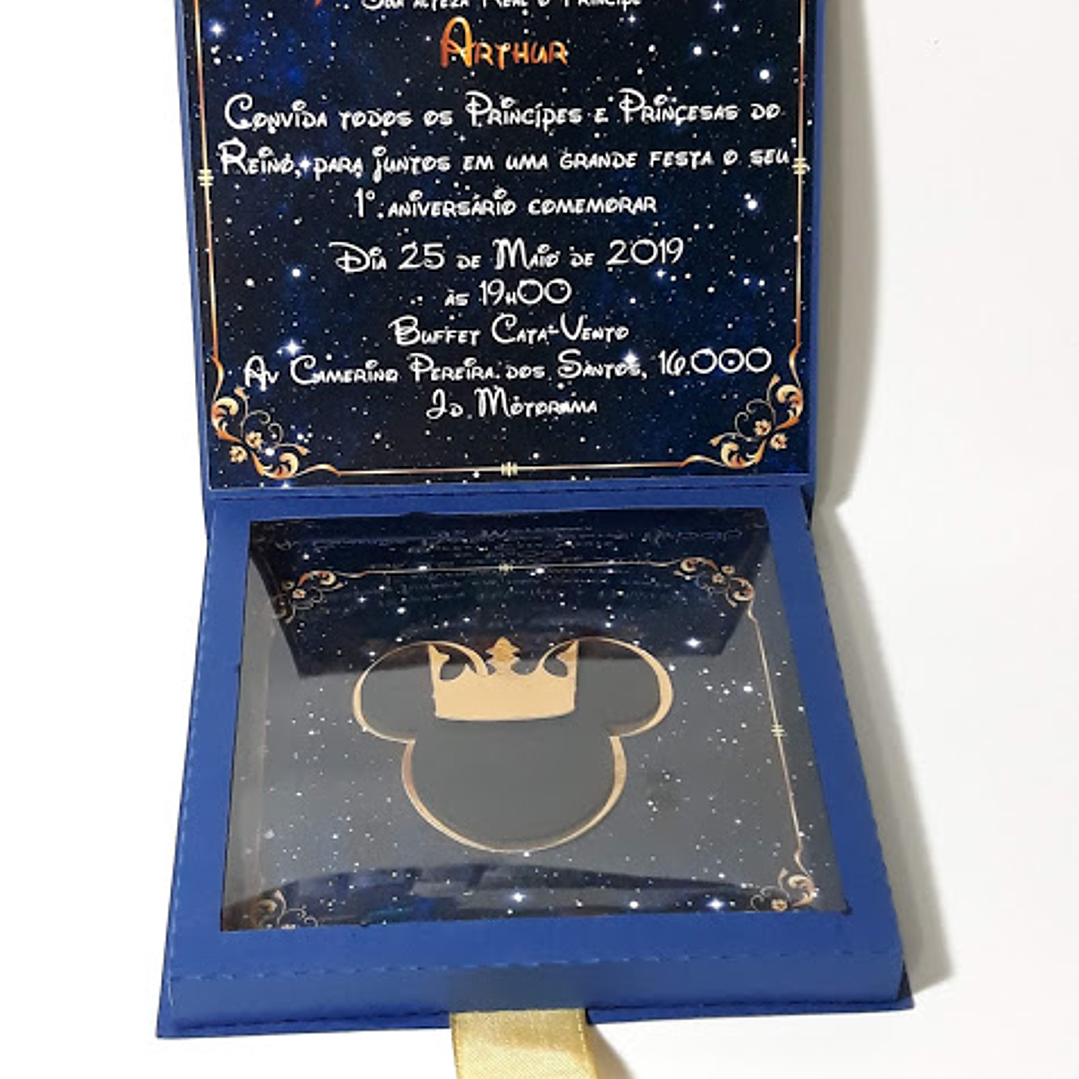 Arquivo Convite Mickey Realeza 1