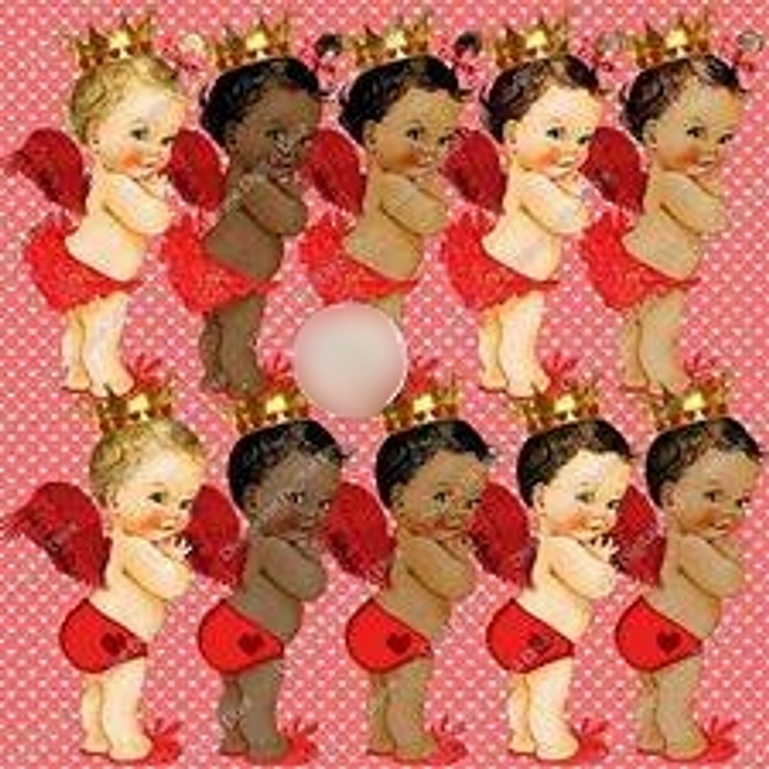 Kit Digital Freebie Bebês Cupidos  1