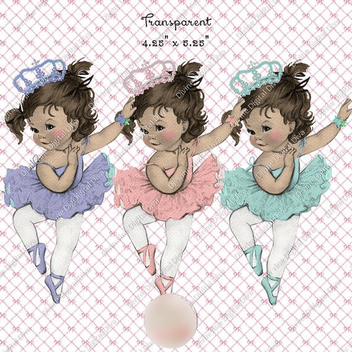 Kit Digital Freebie Garotas Bailarinas  1