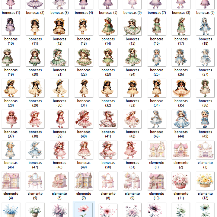 Kit Digital Sara Key Casinha de Bonecas - Fanddy 3