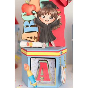 Arquivo Escolar Caixa Display ABC - Sublime Papelaria 