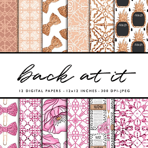 Kit Digital Papéis Feminino 