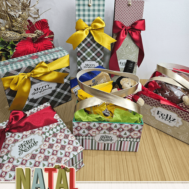 Arquivo Natal de Luz Pack Cartonagem + Video Aula - TITA 6