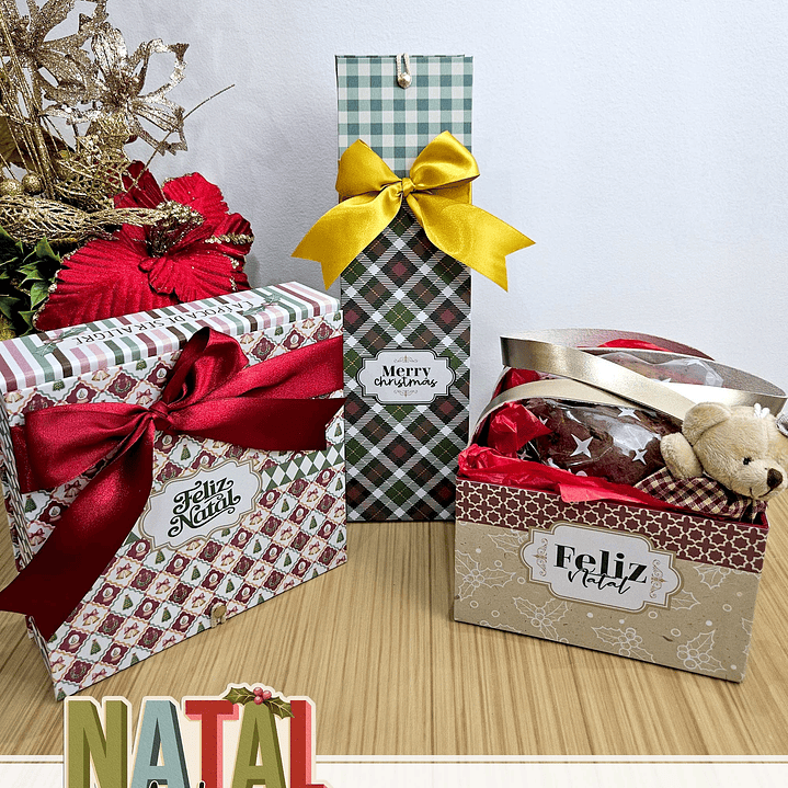 Arquivo Natal de Luz Pack Cartonagem + Video Aula - TITA 10