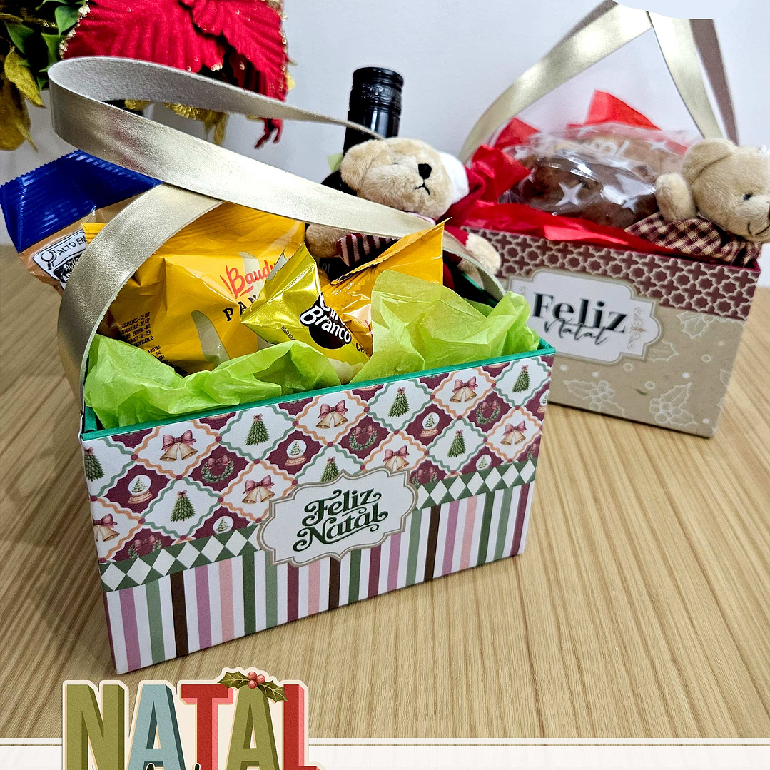 Arquivo Natal de Luz Pack Cartonagem + Video Aula - TITA 12