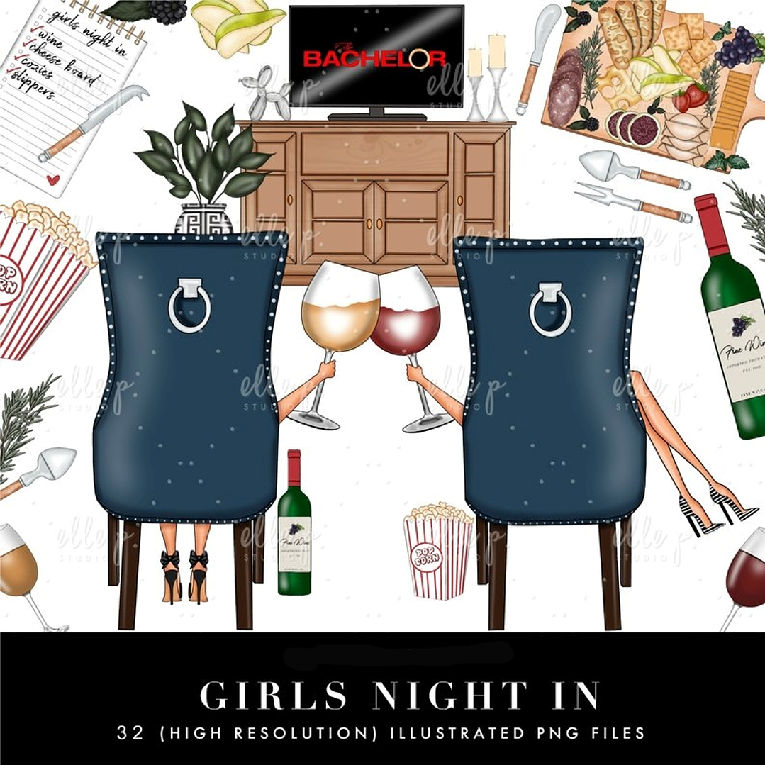 Kit Digital Noite das Meninas  1