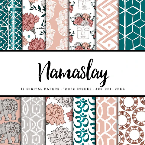 Kit Digital Papéis Namaslay 