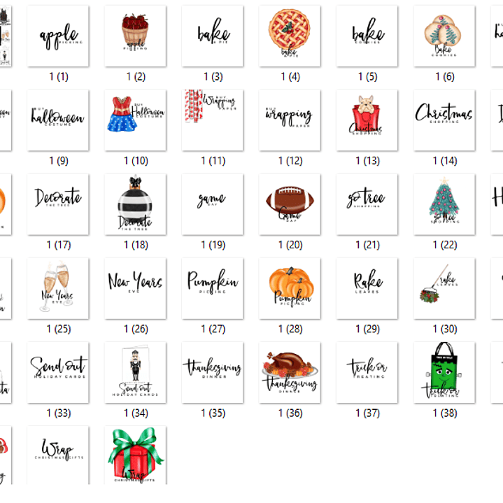 Kit Digital Ícones de Planejamento 03 2