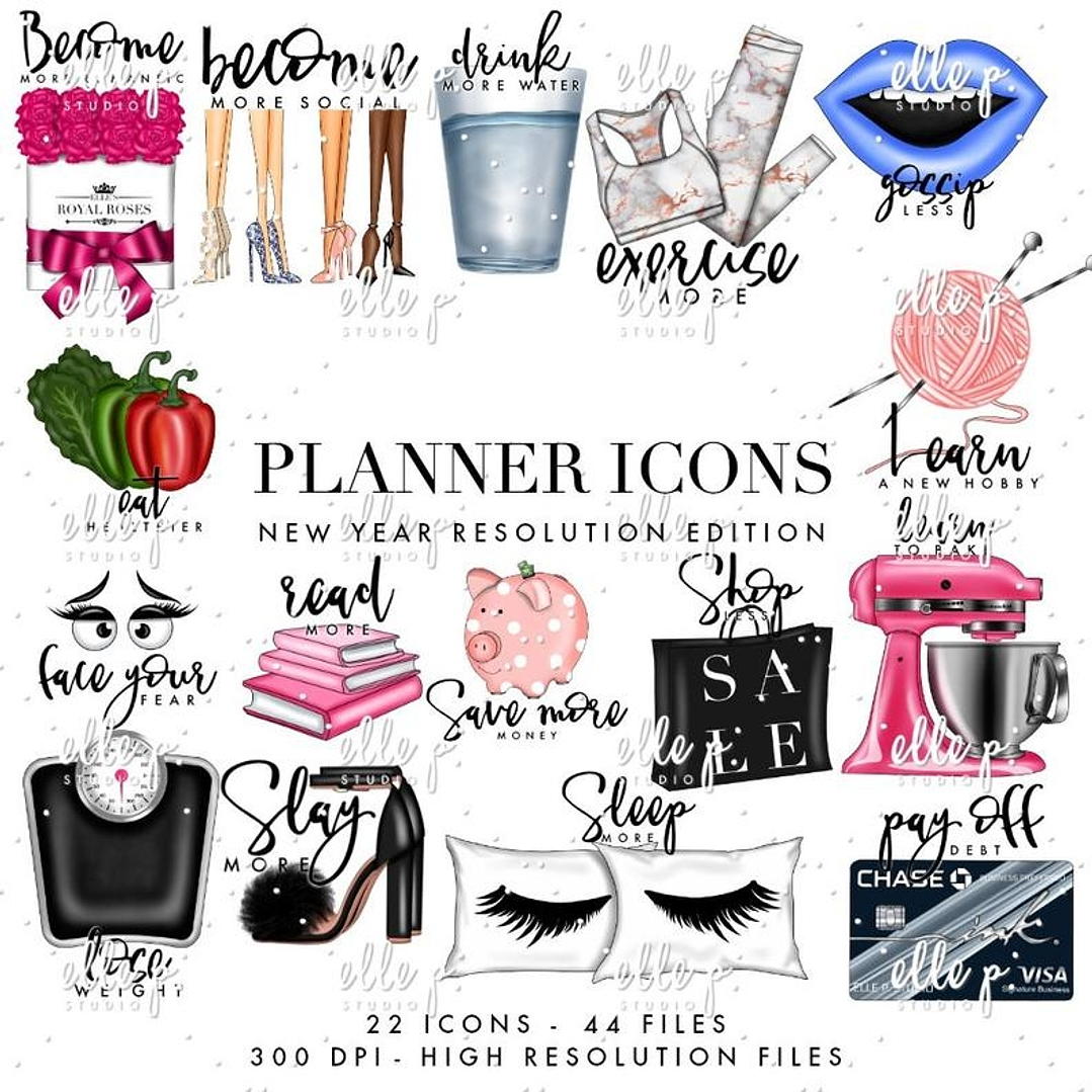 Kit Digital Elementos de Festas de Fim de Ano 1