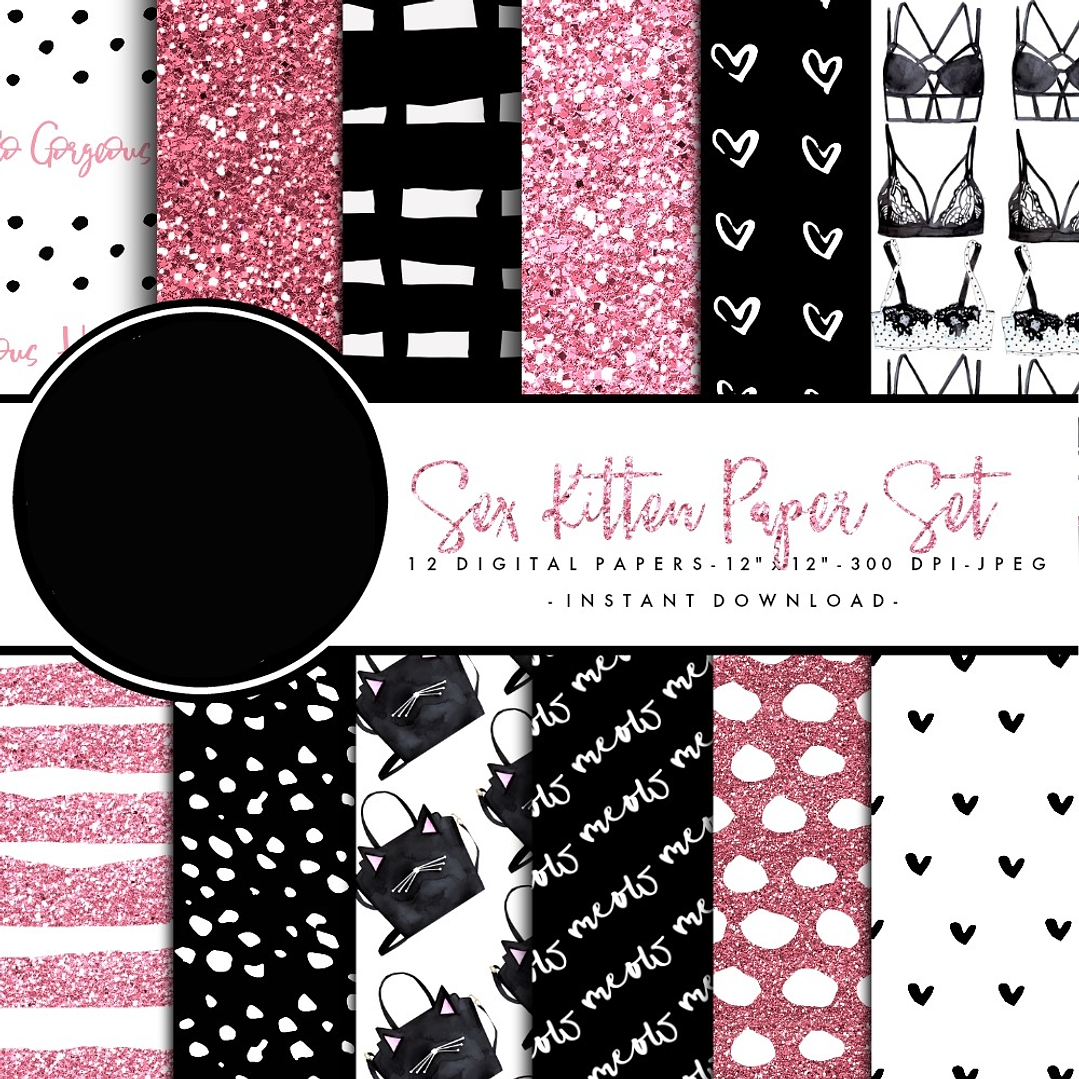 Kit Digital Papéis Lingerie  1