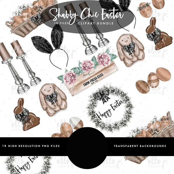 Kit Digital Páscoa em Estilo 1