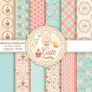 Kit Digital Coelhinho Fofinho 