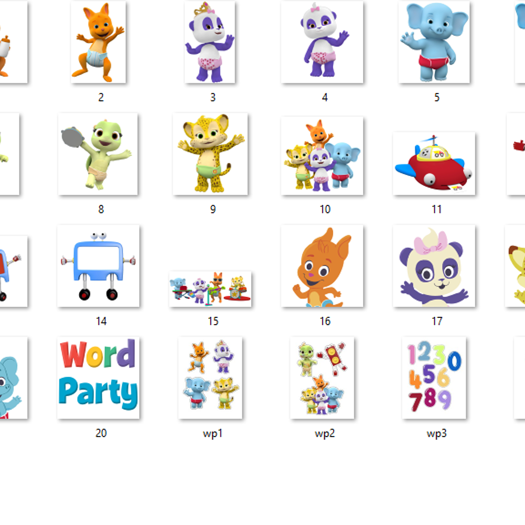 Kit Digital Papéis Festa de Palavras  2