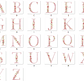 Kit Digital Alfabeto Aquarela Rosa - Thumbnail 4