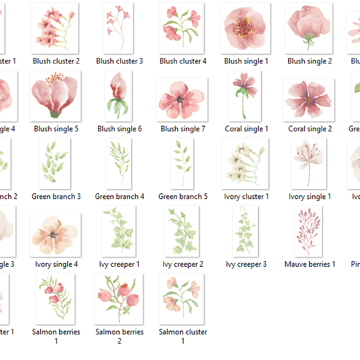 Kit Digital Alfabeto Aquarela Rosa 6