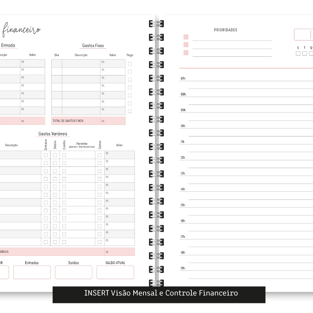 Arquivo Miolo Agenda Cores Não Datada 1DPP E 2DPP - TRILHA DE PAPEL 11