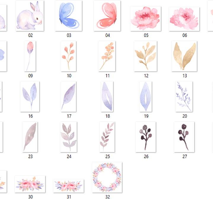 Kit Digital O Momento Mágico (Aquarela) 2