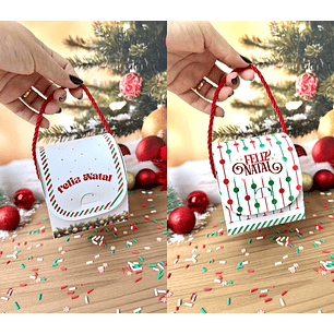 Arquivo Natal Caixa para Bola Acrílica - Madi 