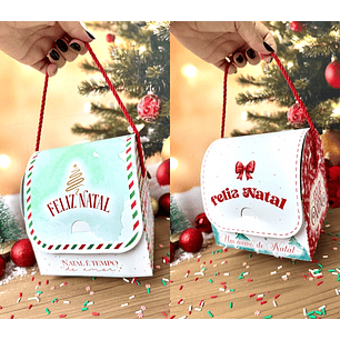 Arquivo Natal Caixa para Panetone Grande - Madi 