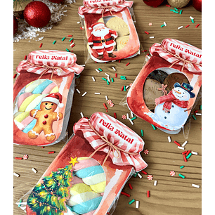 Arquivo Natal Cartão Pote de Doces - Madi 