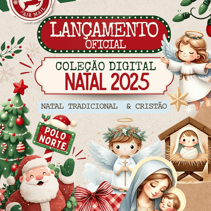 Arquivo Natal Tradicional e Cristão 2025 Completo - Ilustracin 1