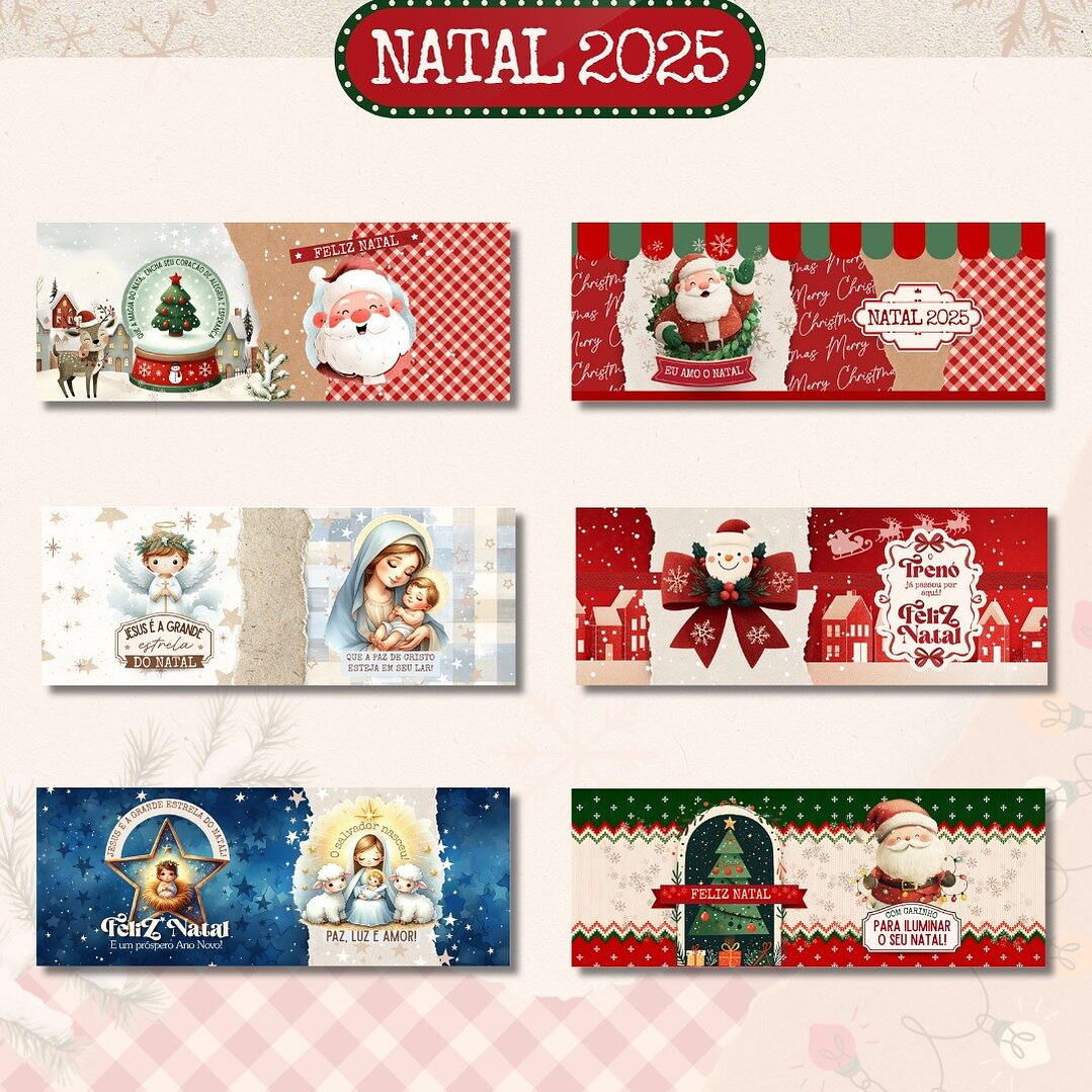 Arquivo Natal Tradicional e Cristão 2025 Completo - Ilustracin 32