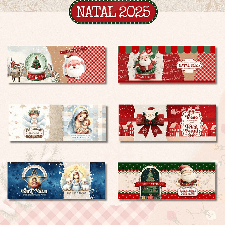 Arquivo Natal Tradicional e Cristão 2025 Completo - Ilustracin 32