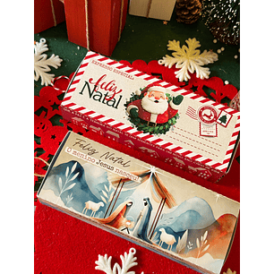 Arquivo Natal Caixa para Caixinha Bis 100g - Ilustracin 