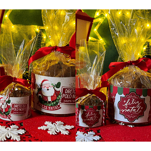 Arquivo Natal Cinta Panetone 400g e 80g - Ilustracin 