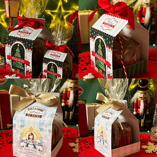 Arquivo Natal Porta Panetone 400g e 80g - Ilustracin 