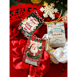Arquivo Natal Tags Scrunchies 5x16 - Ilustracin