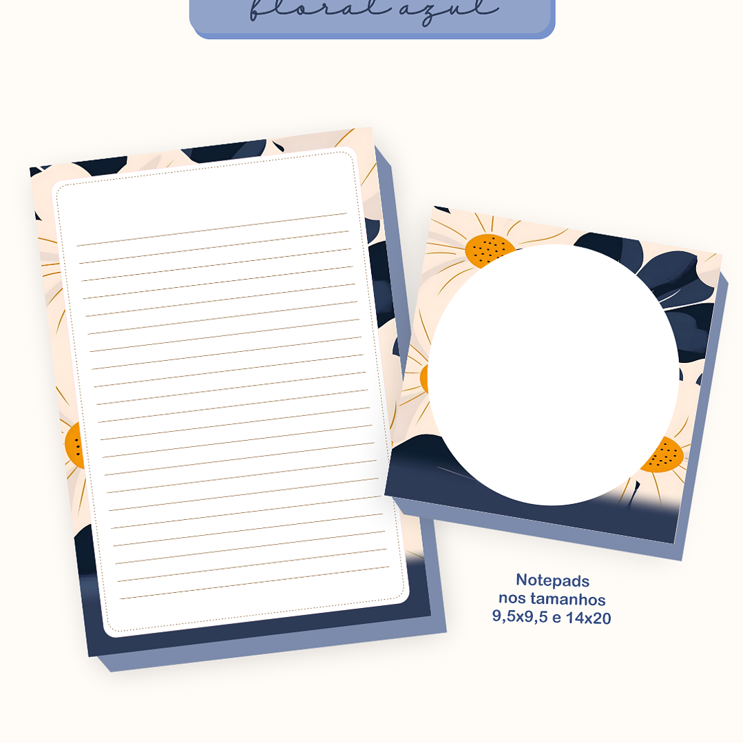 Arquivo Encadernação 2026 Abstrato Floral e Azul - Pamella  4