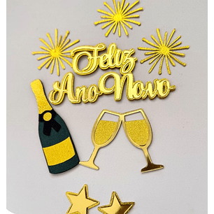 Arquivo Topo de Bolo Feliz Ano Novo 