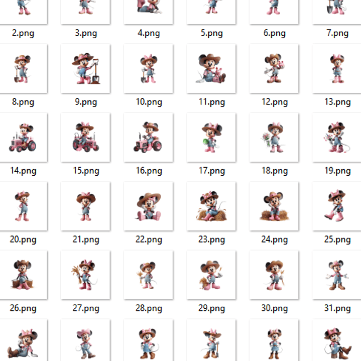 Kit Digital Fazendinha da Minnie Rosa - Mi Kits  2