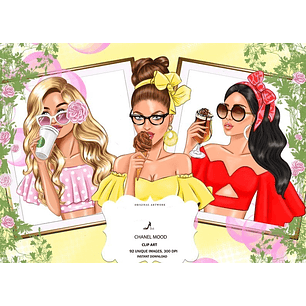 Kit Digital Mulheres Humor Chanel