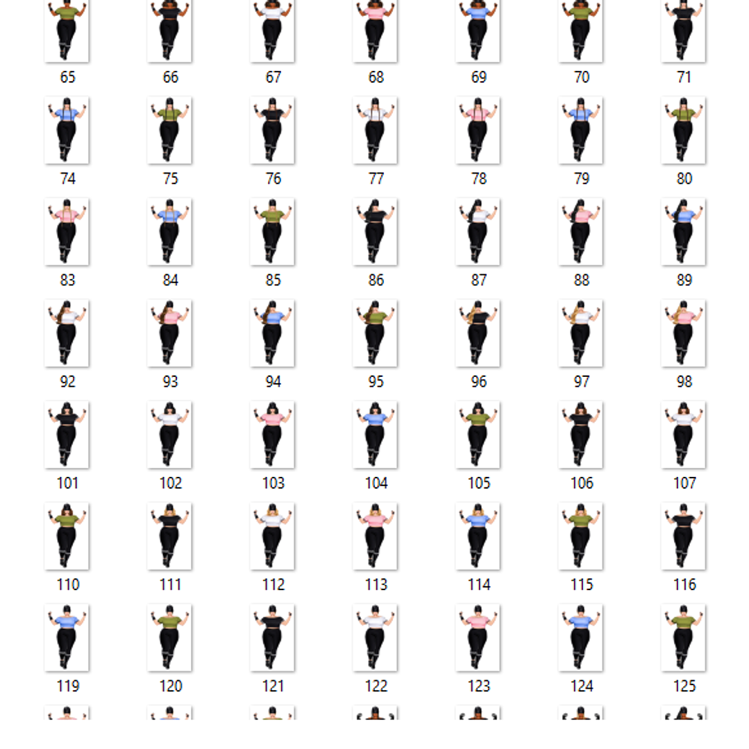 Kit Digital Mulheres As Curvas Estão em Alta  3