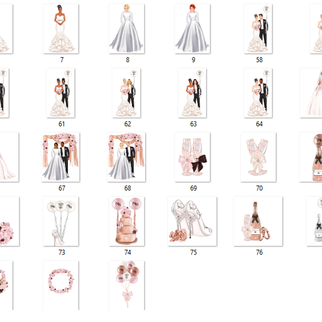 Kit Digital Noivos  3