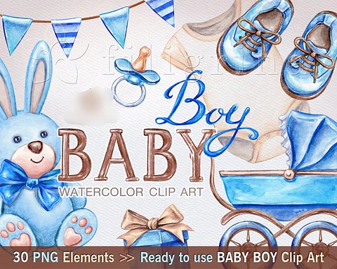 Kit Digital Baby Boy 