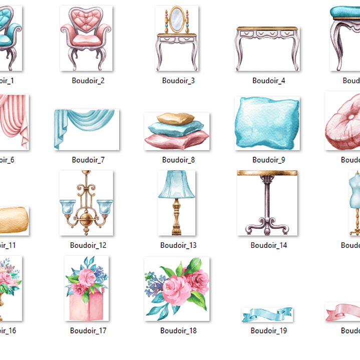 Kit Digital Quarto Feminino 2