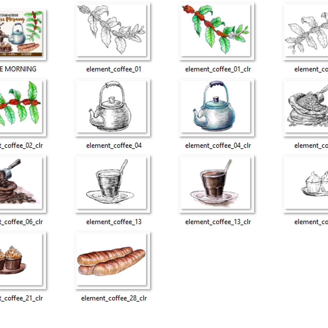 Kit Digital Café da Manhã 2