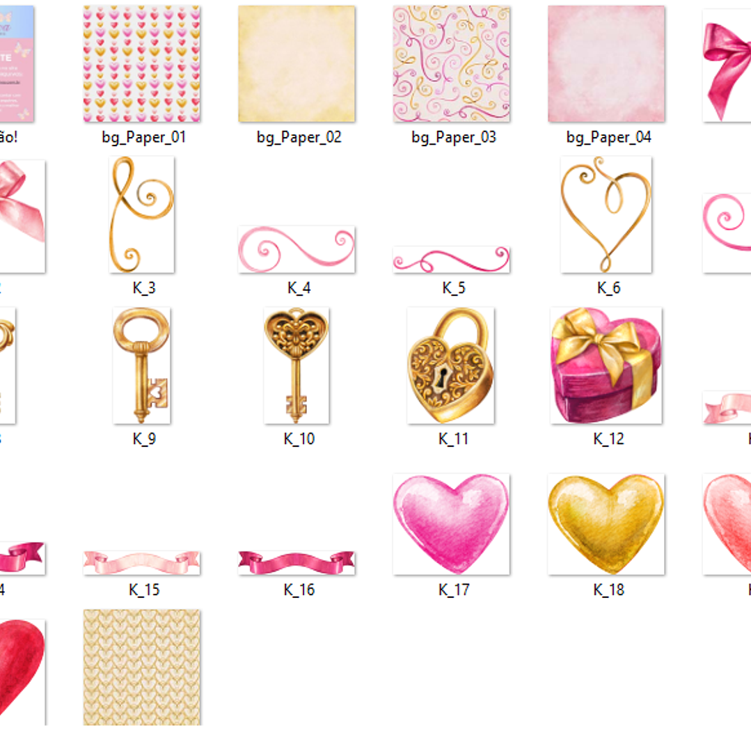 Kit Digital Chave Para Meu Coração  2