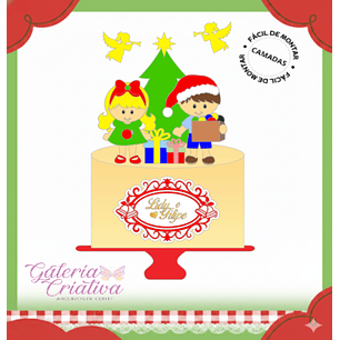 ARQUIVO TOPO DE BOLO NATAL CASAL