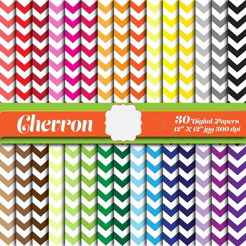 Kit Digital Papéis Coloridos Vol 2