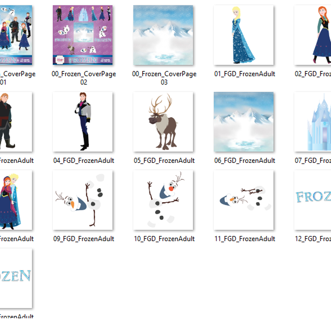 Kit Digital Frozen  2