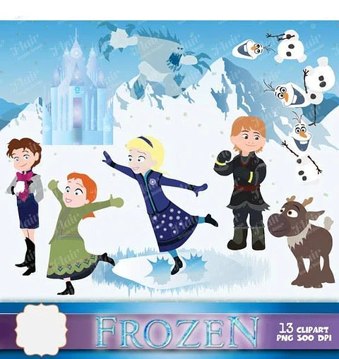 Kit Digital Frozen Kids 