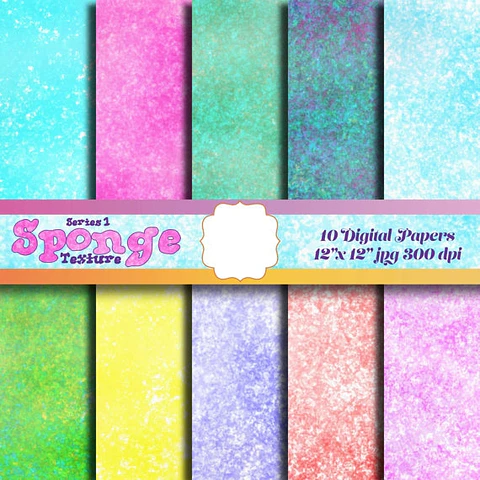 Kit Digital Papéis Coloridos 