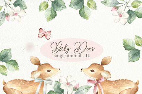 Kit Digital Bebês Veado 