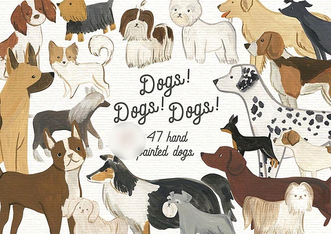 Kit Digital Doguinhos 